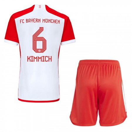 Camiseta de fútbol FC Bayern de Múnich Joshua Kimmich 6 Niño 1ª equipación 2023-24